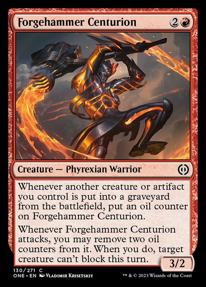 Forgehammer Centurion [Phyrexia: All Will Be One] | Cards and Coasters CA