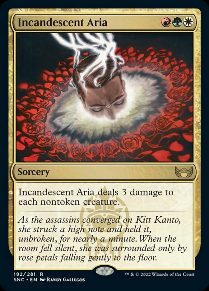 Incandescent Aria [Streets of New Capenna] | Cards and Coasters CA
