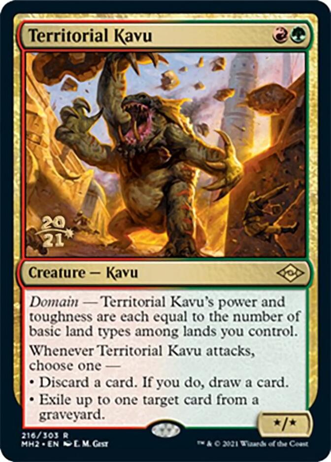 Territorial Kavu [Modern Horizons 2 Prerelease Promos] | Cards and Coasters CA