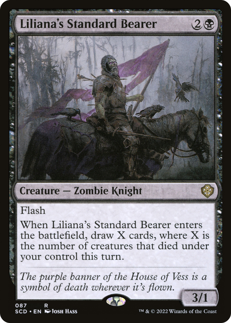 Liliana's Standard Bearer [Starter Commander Decks] | Cards and Coasters CA