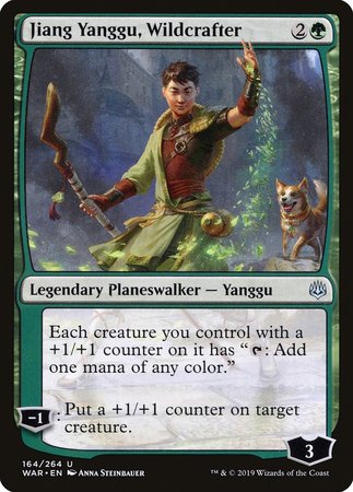 Jiang Yanggu, Wildcrafter [War of the Spark] | Cards and Coasters CA