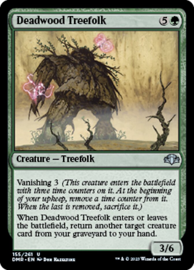 Deadwood Treefolk [Dominaria Remastered] | Cards and Coasters CA