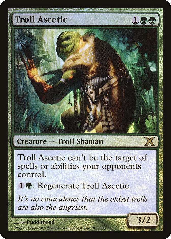 Troll Ascetic (Premium Foil) [Tenth Edition] | Cards and Coasters CA