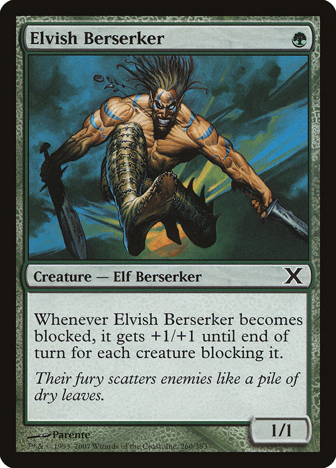 Elvish Berserker [Tenth Edition] | Cards and Coasters CA