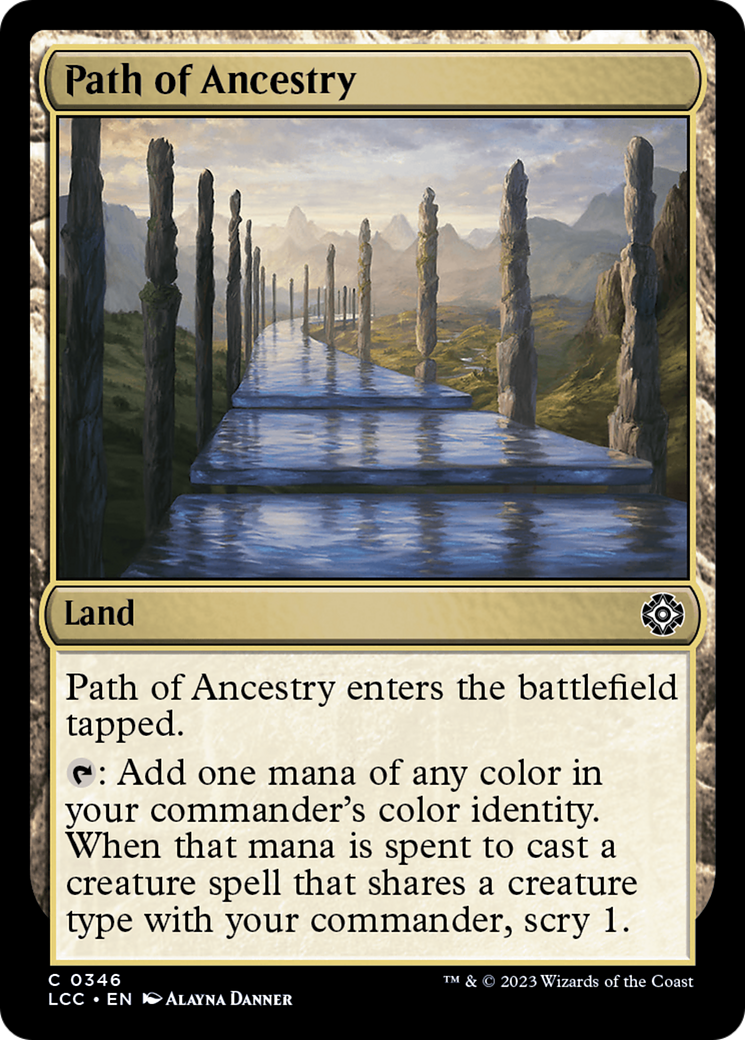 Path of Ancestry [The Lost Caverns of Ixalan Commander] | Cards and Coasters CA