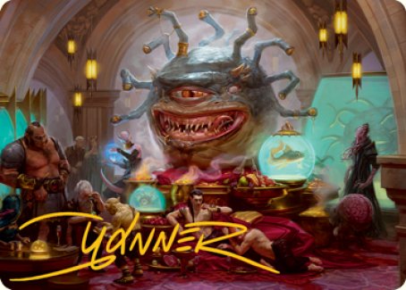 Xanathar, Guild Kingpin Art Card (Gold-Stamped Signature) [Dungeons & Dragons: Adventures in the Forgotten Realms Art Series] | Cards and Coasters CA