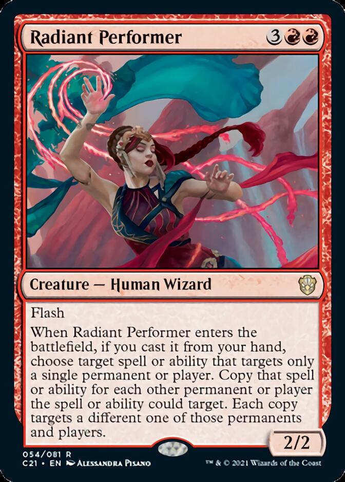 Radiant Performer [Commander 2021] | Cards and Coasters CA