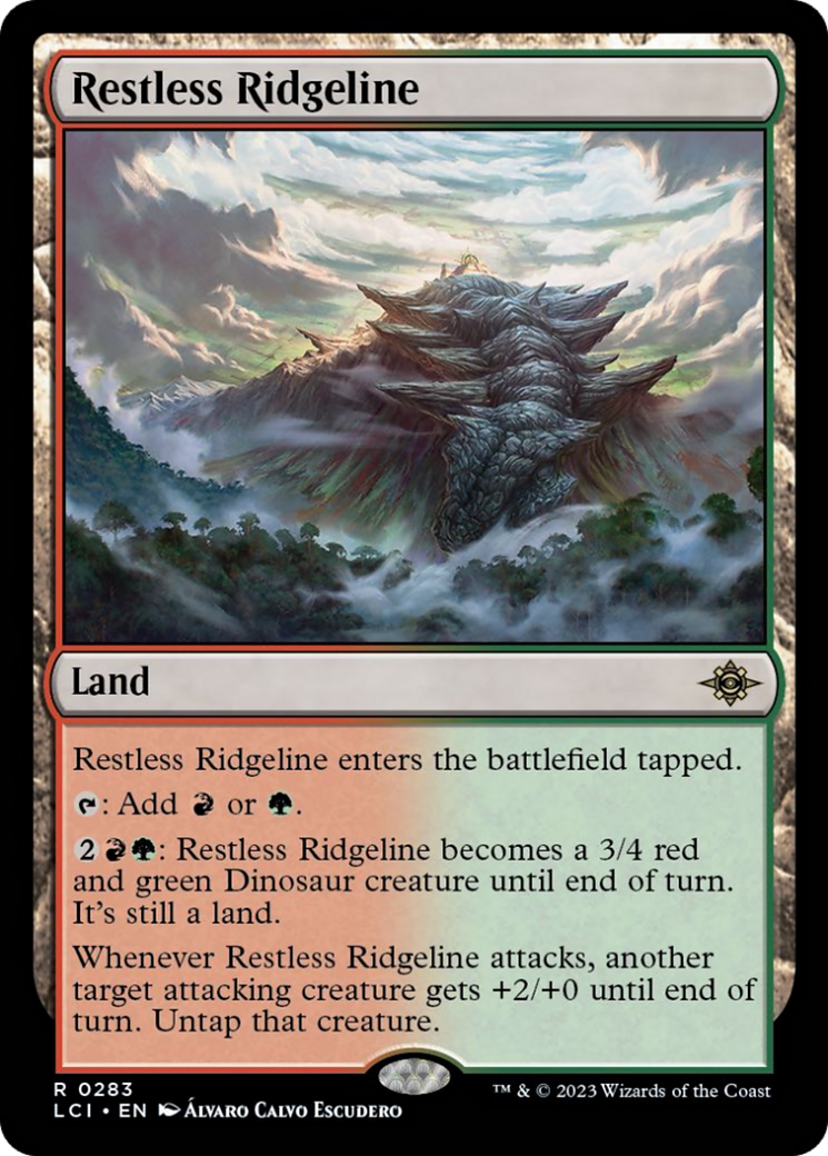 Restless Ridgeline [The Lost Caverns of Ixalan] | Cards and Coasters CA