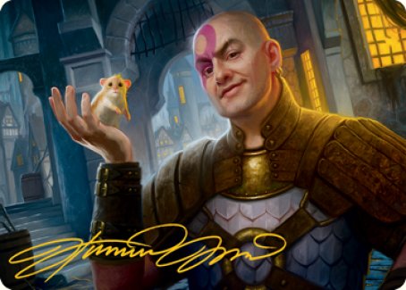 Minsc, Beloved Ranger Art Card (Gold-Stamped Signature) [Dungeons & Dragons: Adventures in the Forgotten Realms Art Series] | Cards and Coasters CA