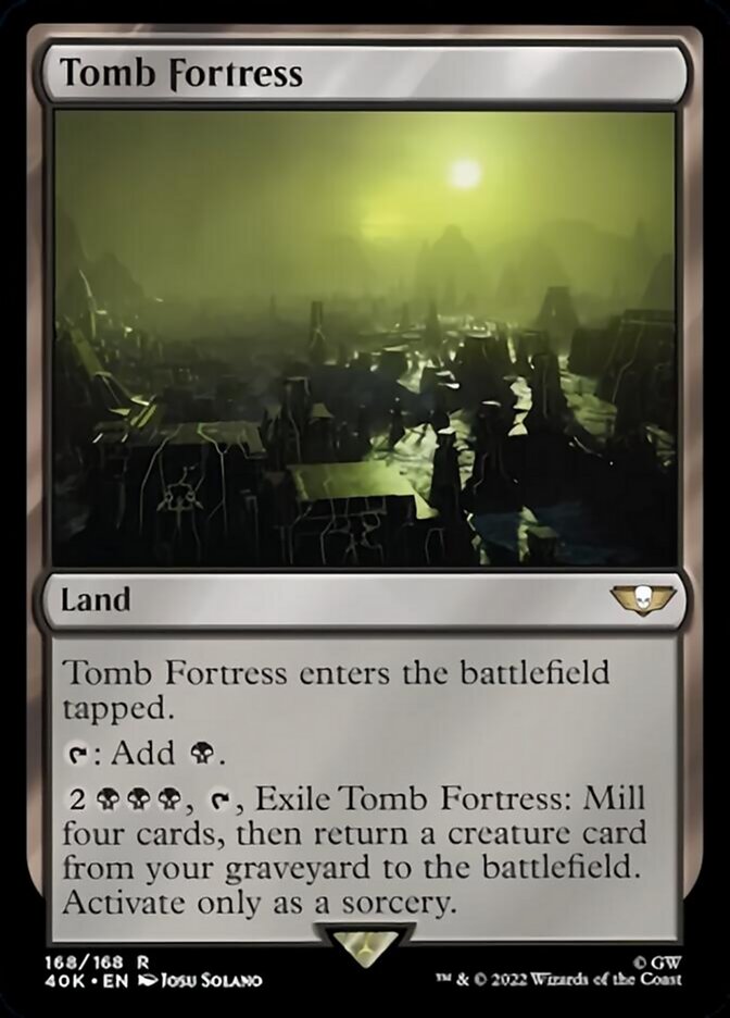 Tomb Fortress (Surge Foil) [Universes Beyond: Warhammer 40,000] | Cards and Coasters CA