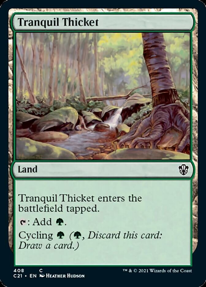 Tranquil Thicket [Commander 2021] | Cards and Coasters CA