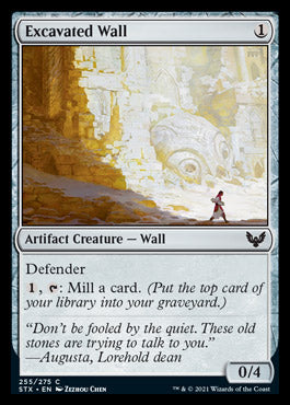 Excavated Wall [Strixhaven: School of Mages] | Cards and Coasters CA