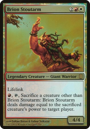 Brion Stoutarm (Commander's Arsenal) [Commander's Arsenal Oversized] | Cards and Coasters CA