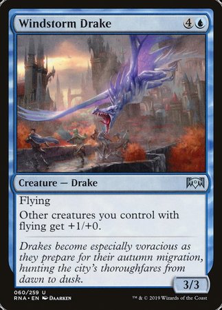 Windstorm Drake [Ravnica Allegiance] | Cards and Coasters CA