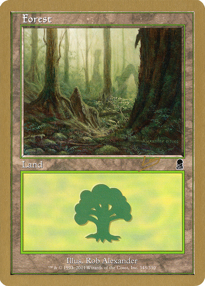 Forest (rl348) (Raphael Levy) [World Championship Decks 2002] | Cards and Coasters CA