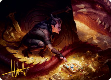 Hoard Robber Art Card (Gold-Stamped Signature) [Dungeons & Dragons: Adventures in the Forgotten Realms Art Series] | Cards and Coasters CA