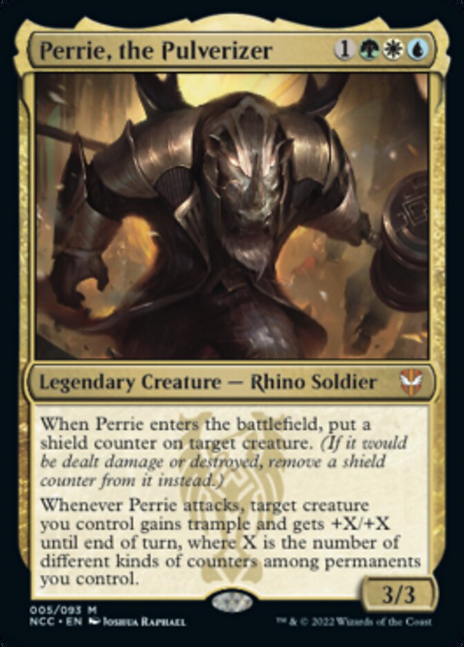 Perrie, the Pulverizer [Streets of New Capenna Commander] | Cards and Coasters CA