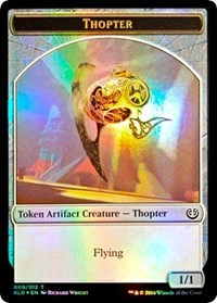 Thopter // Servo Double-sided Token [League Promos] | Cards and Coasters CA