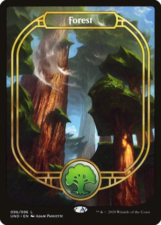 Forest (Full Art) [Unsanctioned] | Cards and Coasters CA