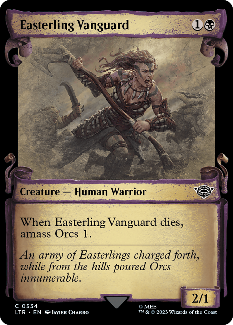 Easterling Vanguard [The Lord of the Rings: Tales of Middle-Earth Showcase Scrolls] | Cards and Coasters CA