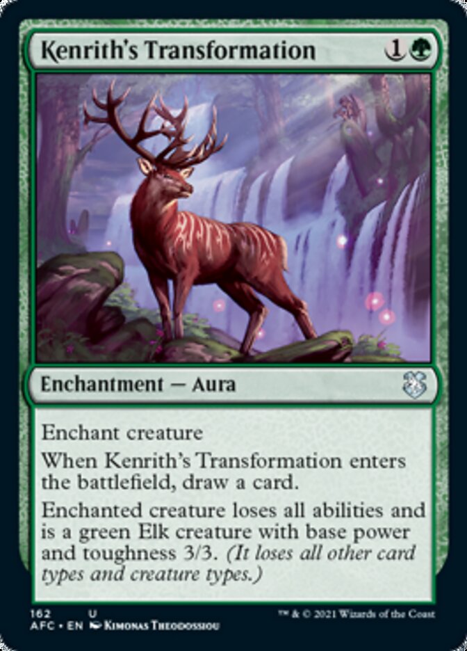 Kenrith's Transformation [Dungeons & Dragons: Adventures in the Forgotten Realms Commander] | Cards and Coasters CA