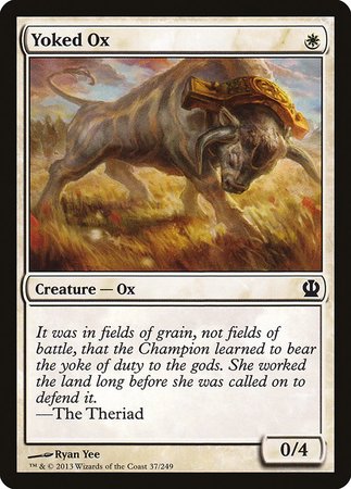 Yoked Ox [Theros] | Cards and Coasters CA