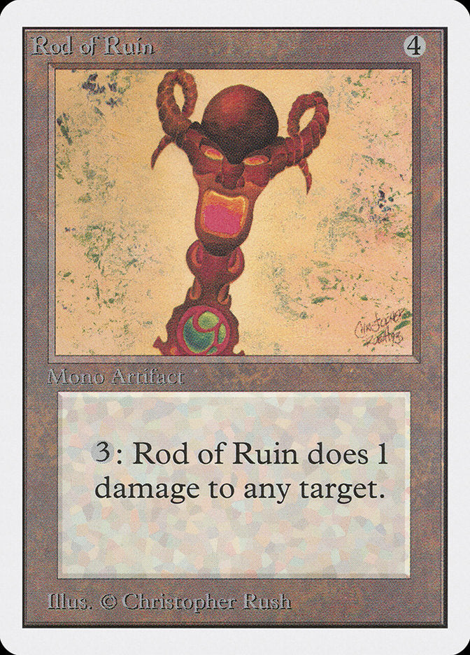 Rod of Ruin [Unlimited Edition] | Cards and Coasters CA