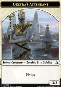 Oketra's Attendant // Beast Token [Amonkhet] | Cards and Coasters CA