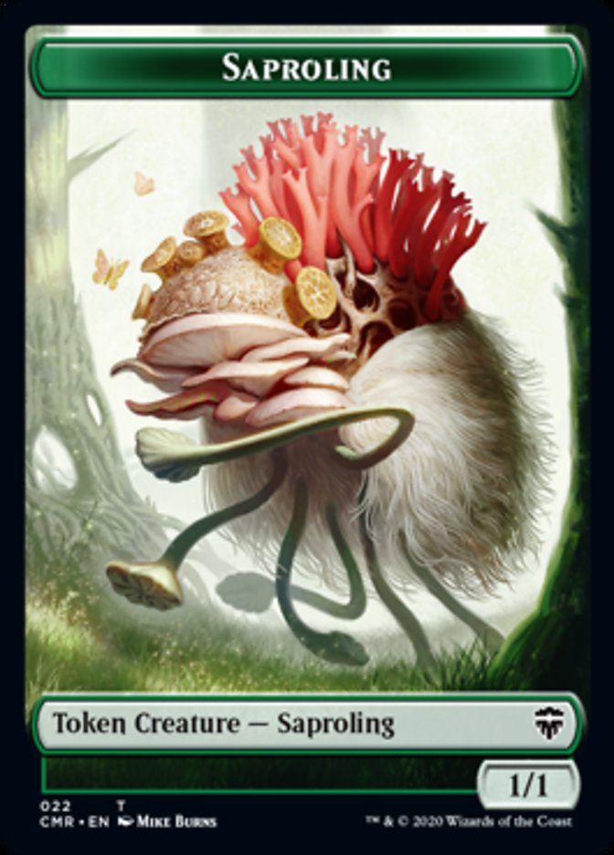 Illusion // Saproling Token [Commander Legends Tokens] | Cards and Coasters CA