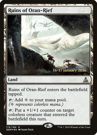 Ruins of Oran-Rief [Oath of the Gatewatch Promos] | Cards and Coasters CA