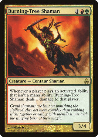 Burning-Tree Shaman [Guildpact] | Cards and Coasters CA