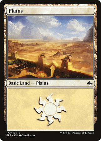 Plains (177) [Fate Reforged] | Cards and Coasters CA