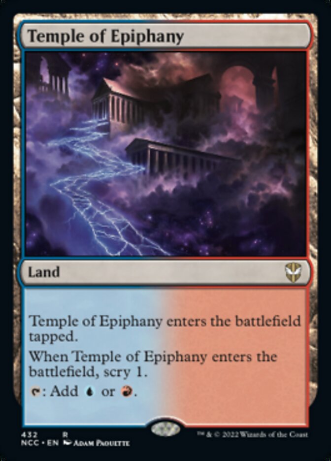 Temple of Epiphany [Streets of New Capenna Commander] | Cards and Coasters CA