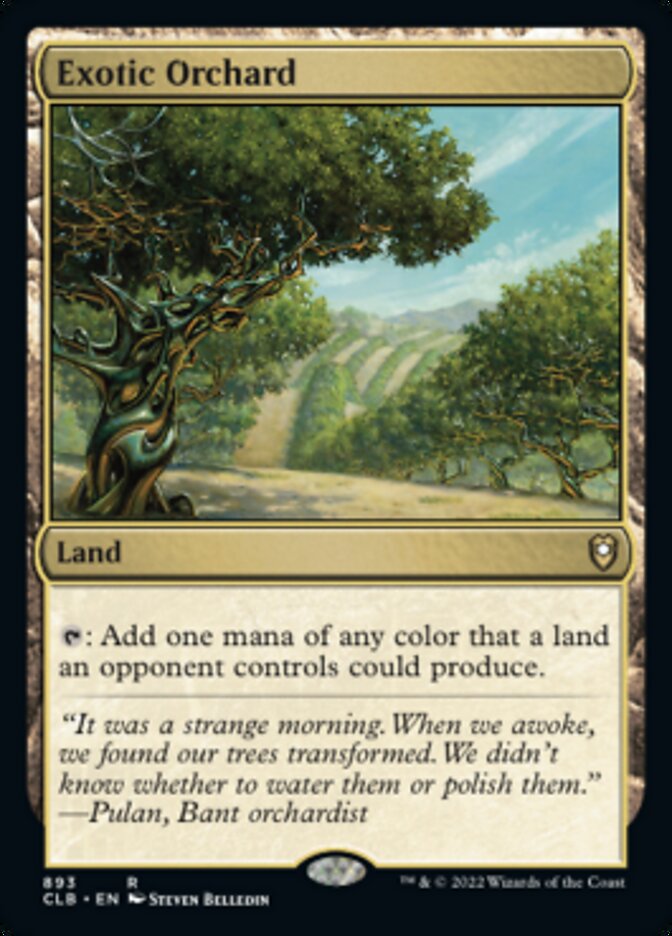 Exotic Orchard [Commander Legends: Battle for Baldur's Gate] | Cards and Coasters CA