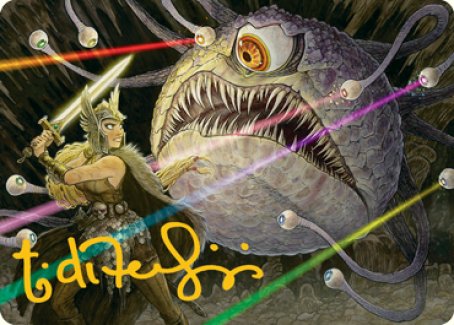 Hive of the Eye Tyrant Art Card (Gold-Stamped Signature) [Dungeons & Dragons: Adventures in the Forgotten Realms Art Series] | Cards and Coasters CA