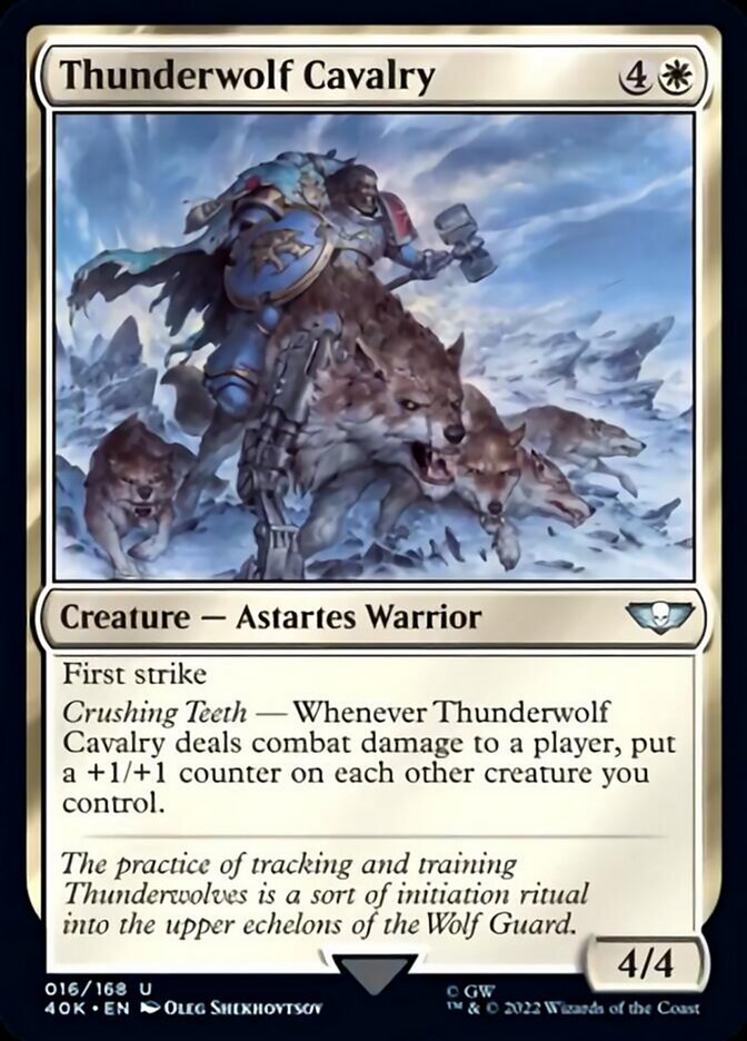 Thunderwolf Cavalry [Universes Beyond: Warhammer 40,000] | Cards and Coasters CA