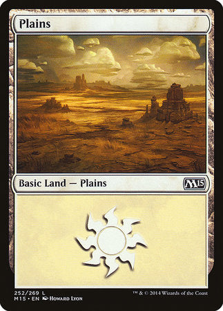 Plains (252) [Magic 2015] | Cards and Coasters CA