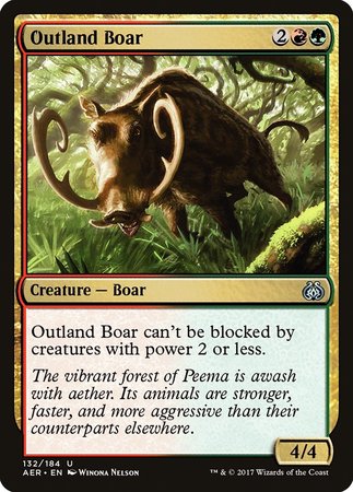 Outland Boar [Aether Revolt] | Cards and Coasters CA