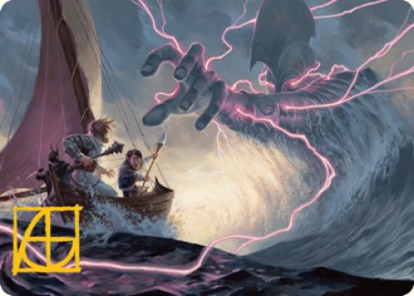 Hall of Storm Giants Art Card (Gold-Stamped Signature) [Dungeons & Dragons: Adventures in the Forgotten Realms Art Series] | Cards and Coasters CA