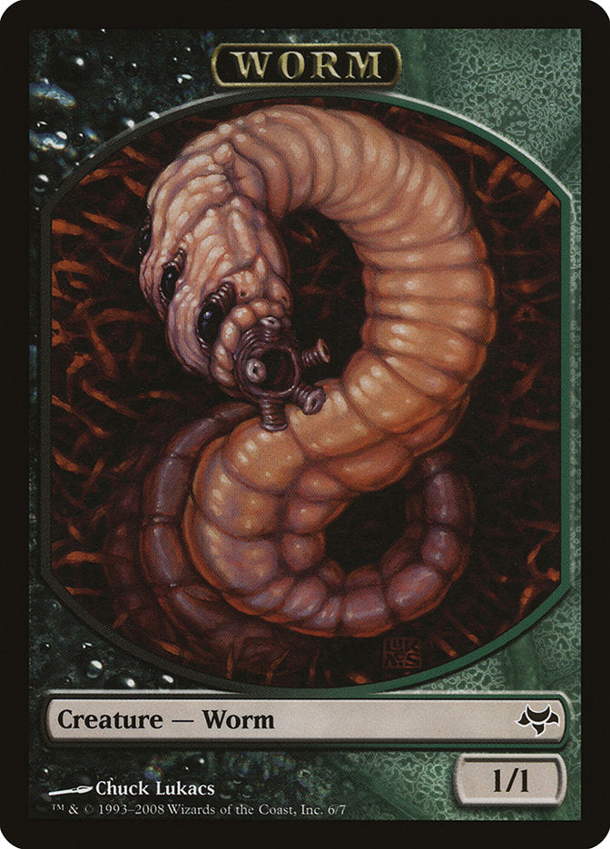 Worm [Eventide Tokens] | Cards and Coasters CA