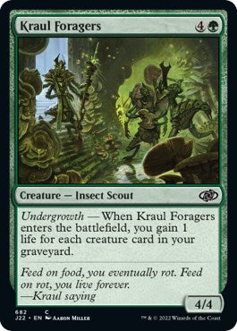 Kraul Foragers [Jumpstart 2022] | Cards and Coasters CA