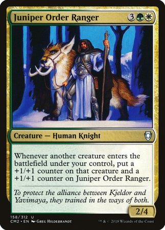 Juniper Order Ranger [Commander Anthology Volume II] | Cards and Coasters CA