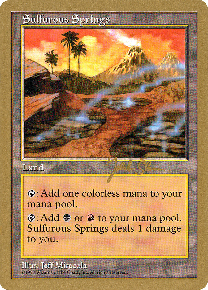 Sulfurous Springs (Jakub Slemr) [World Championship Decks 1997] | Cards and Coasters CA