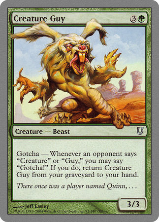 Creature Guy [Unhinged] | Cards and Coasters CA