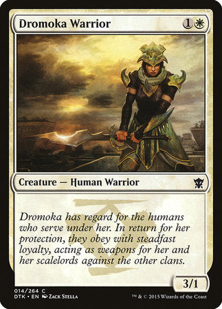 Dromoka Warrior [Dragons of Tarkir] | Cards and Coasters CA