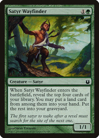 Satyr Wayfinder [Born of the Gods] | Cards and Coasters CA