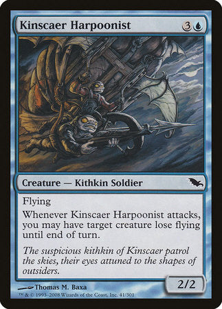 Kinscaer Harpoonist [Shadowmoor] | Cards and Coasters CA