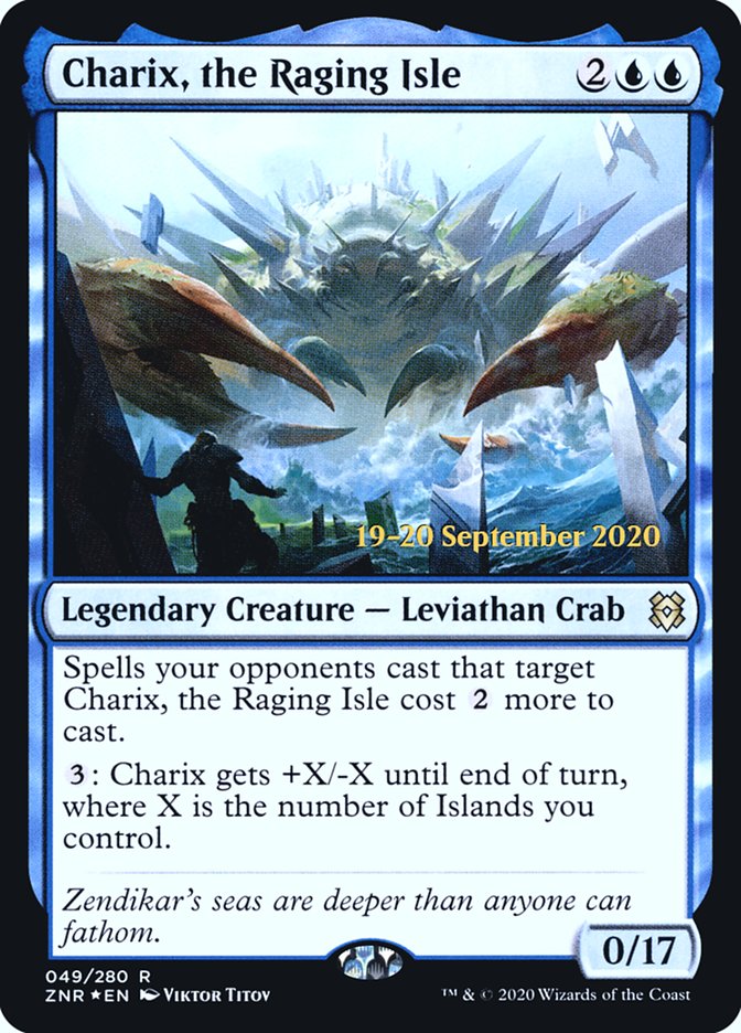 Charix, the Raging Isle  [Zendikar Rising Prerelease Promos] | Cards and Coasters CA