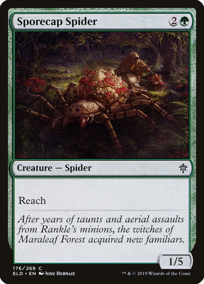 Sporecap Spider [Throne of Eldraine] | Cards and Coasters CA