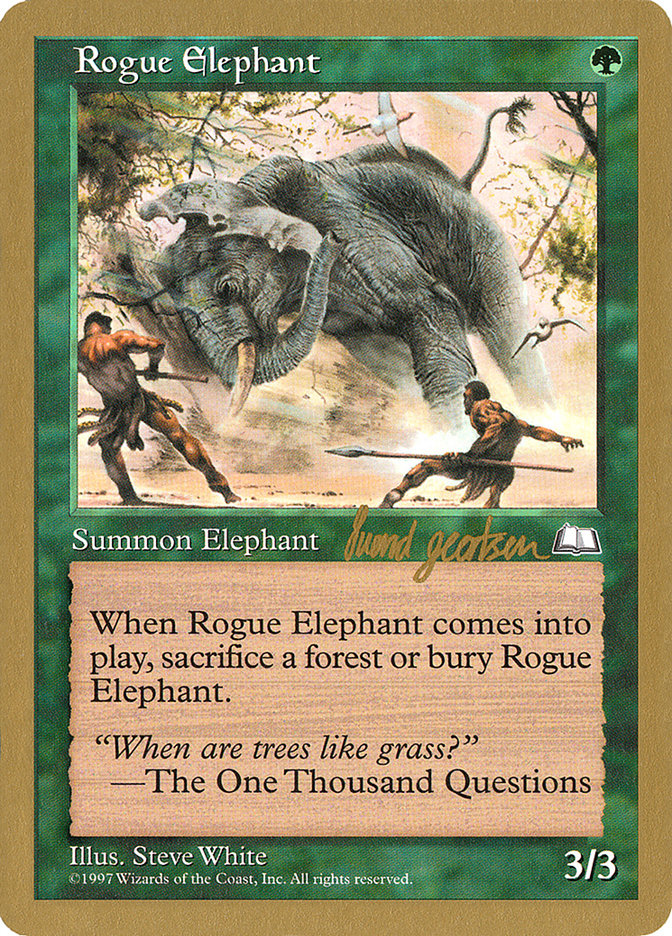 Rogue Elephant (Svend Geertsen) [World Championship Decks 1997] | Cards and Coasters CA